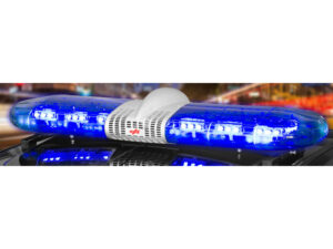 Barral Luminico SOS 600mm Con 4 TRIOPTICOS LED AZUL