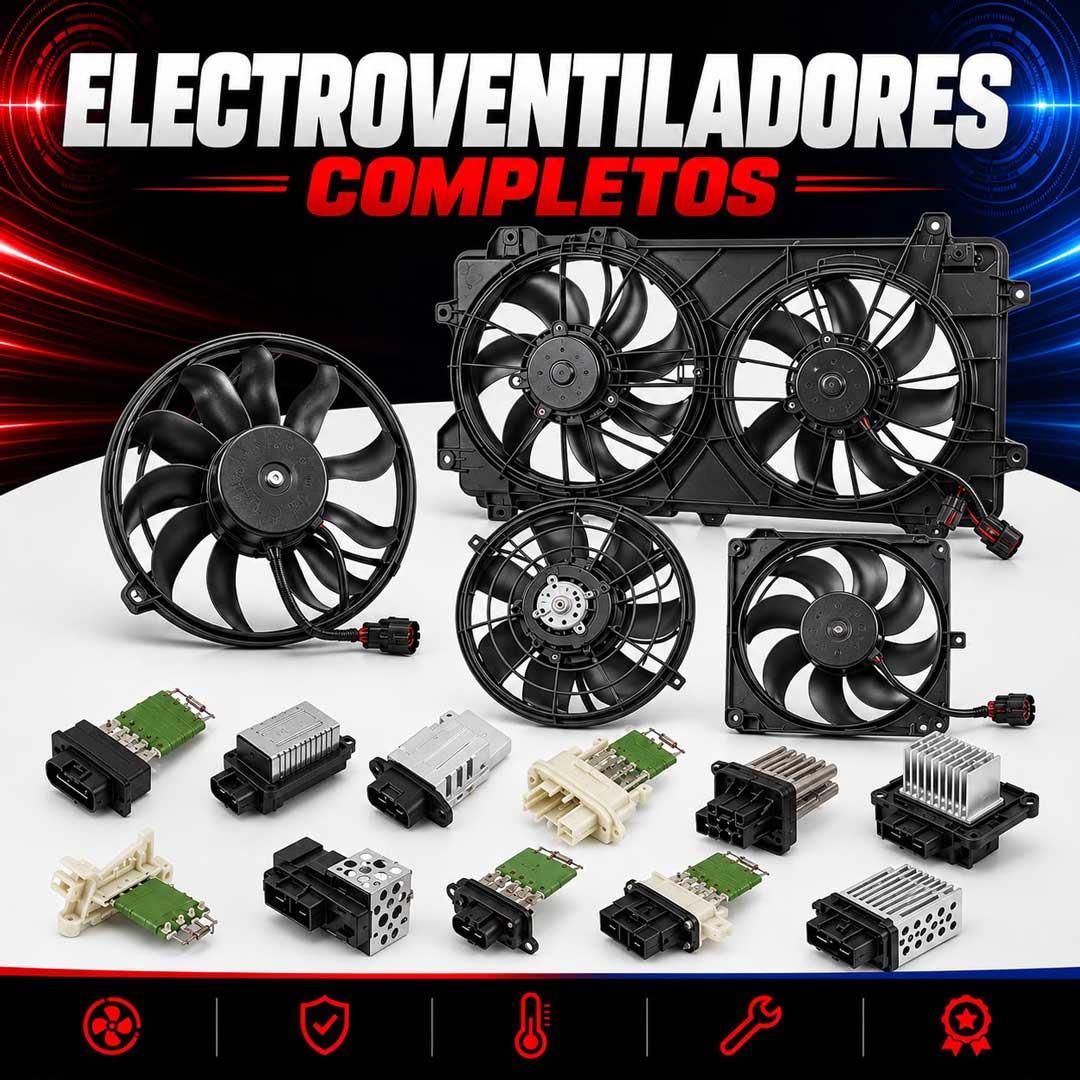 Electroventilador y Resistencias