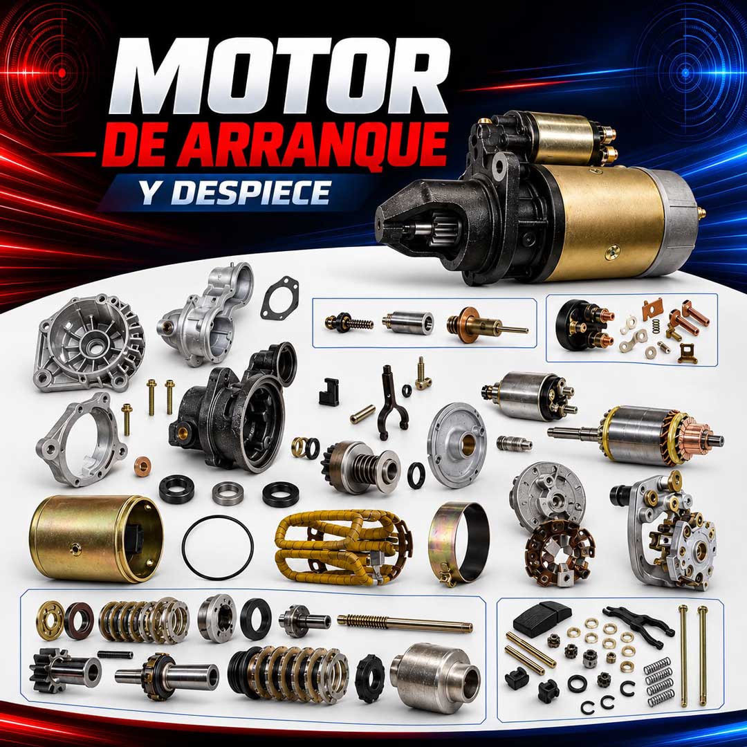 Motor de Arranque y Despiece